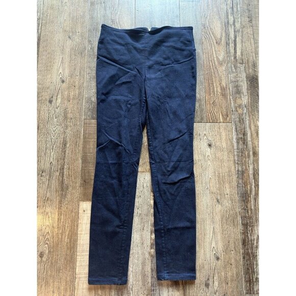 Veronica Beard Navy Pull On Trousers Skinny Stretchy Size 8 - Picture 1 of 5